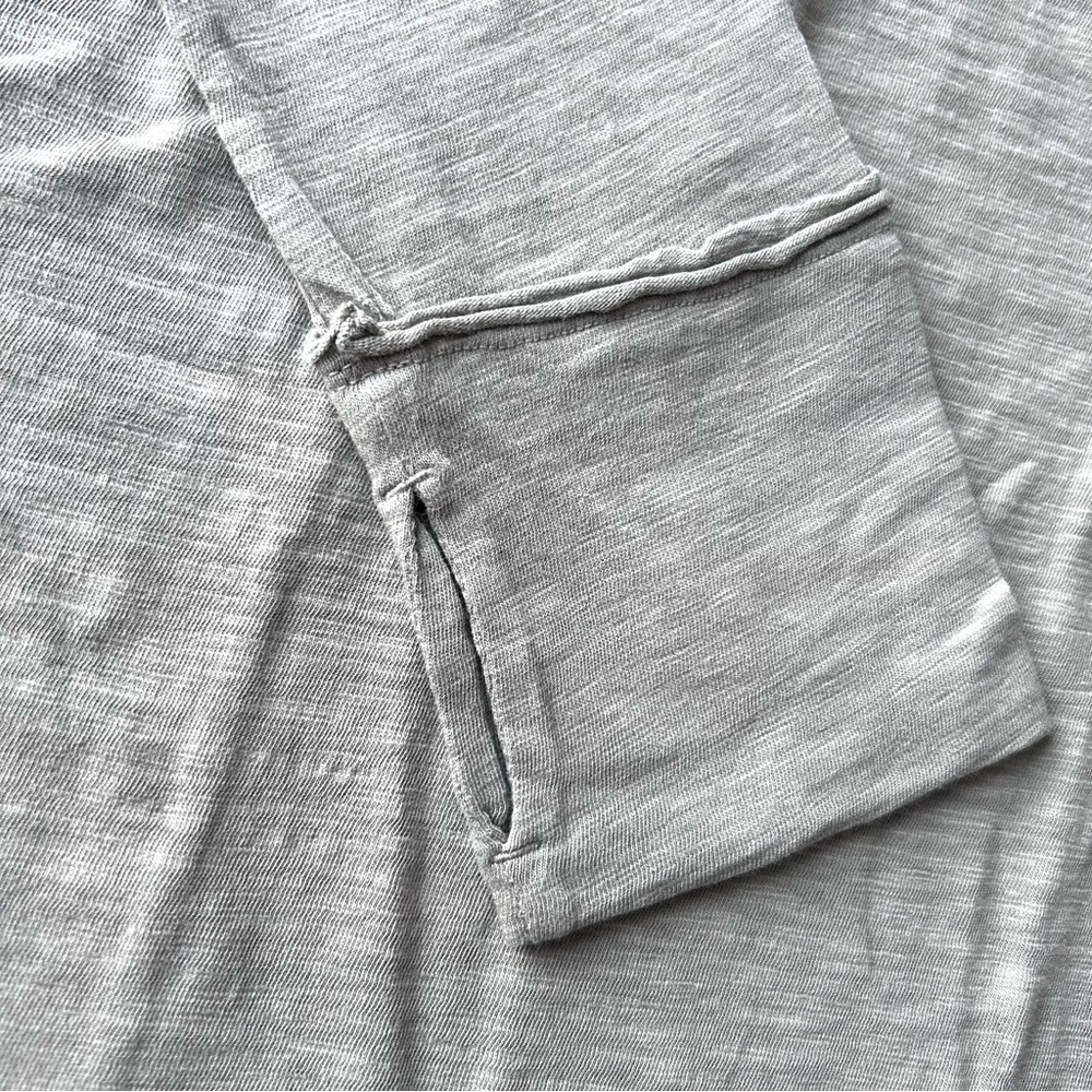 🍒(A272) NEW Free People Arden Long Sleeve Tee. Washed Olive Green. Size: Large - Picture 10 of 14
